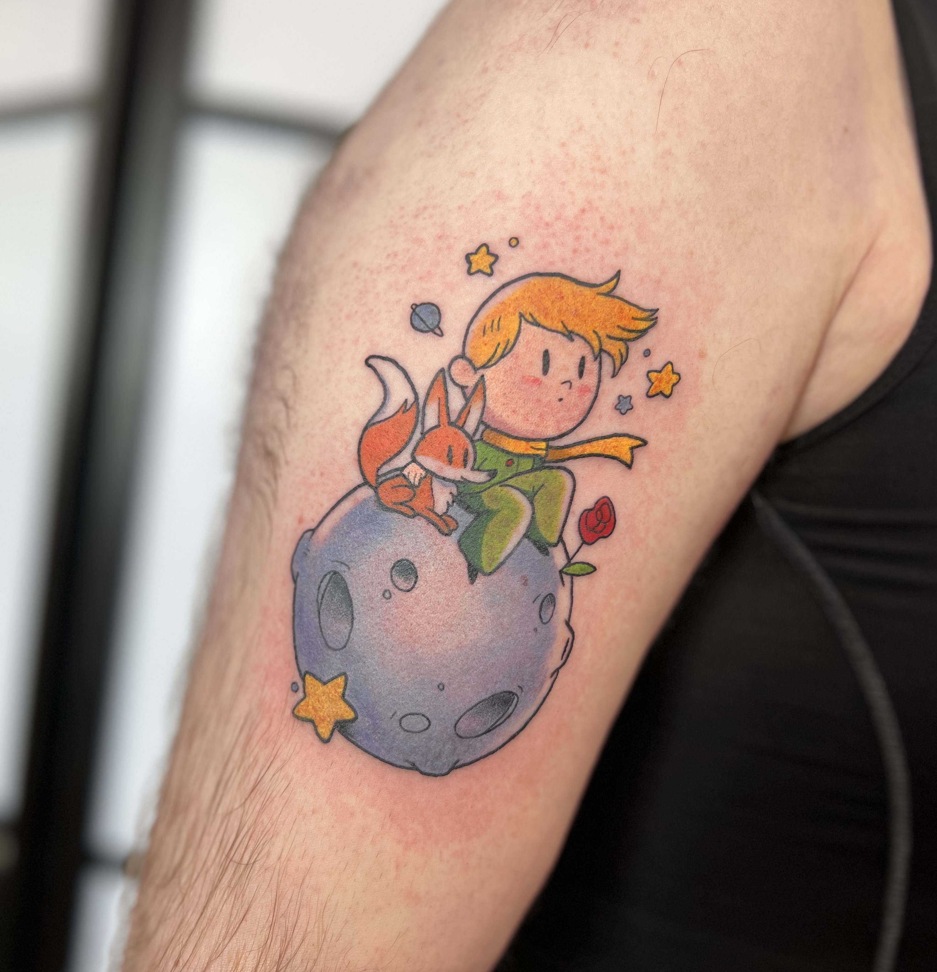 Little Prince tattoo design by Chelsea Heslop - literary inspired artwork