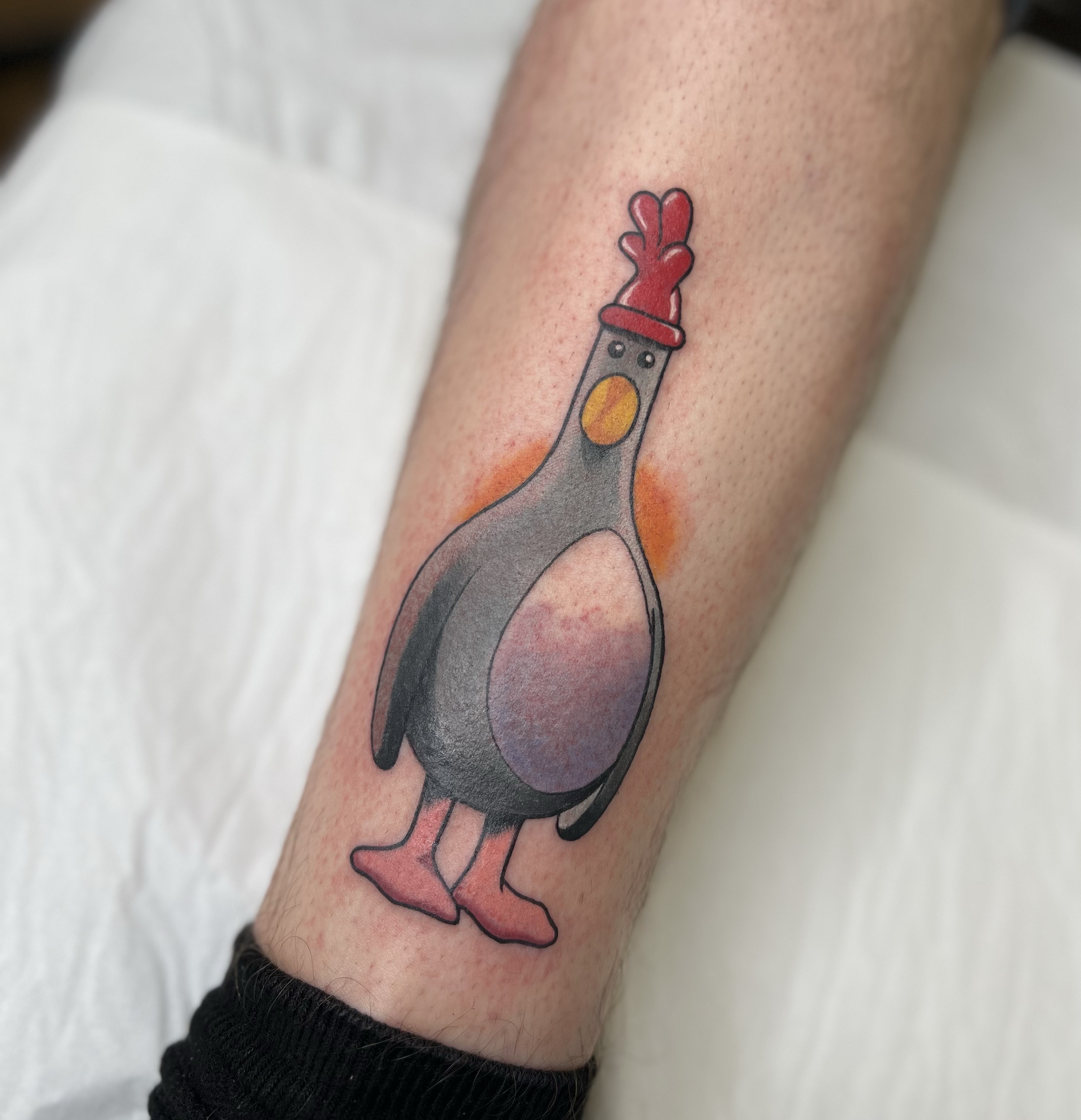 Feather tattoo design by Chelsea Heslop - minimalist feather artwork